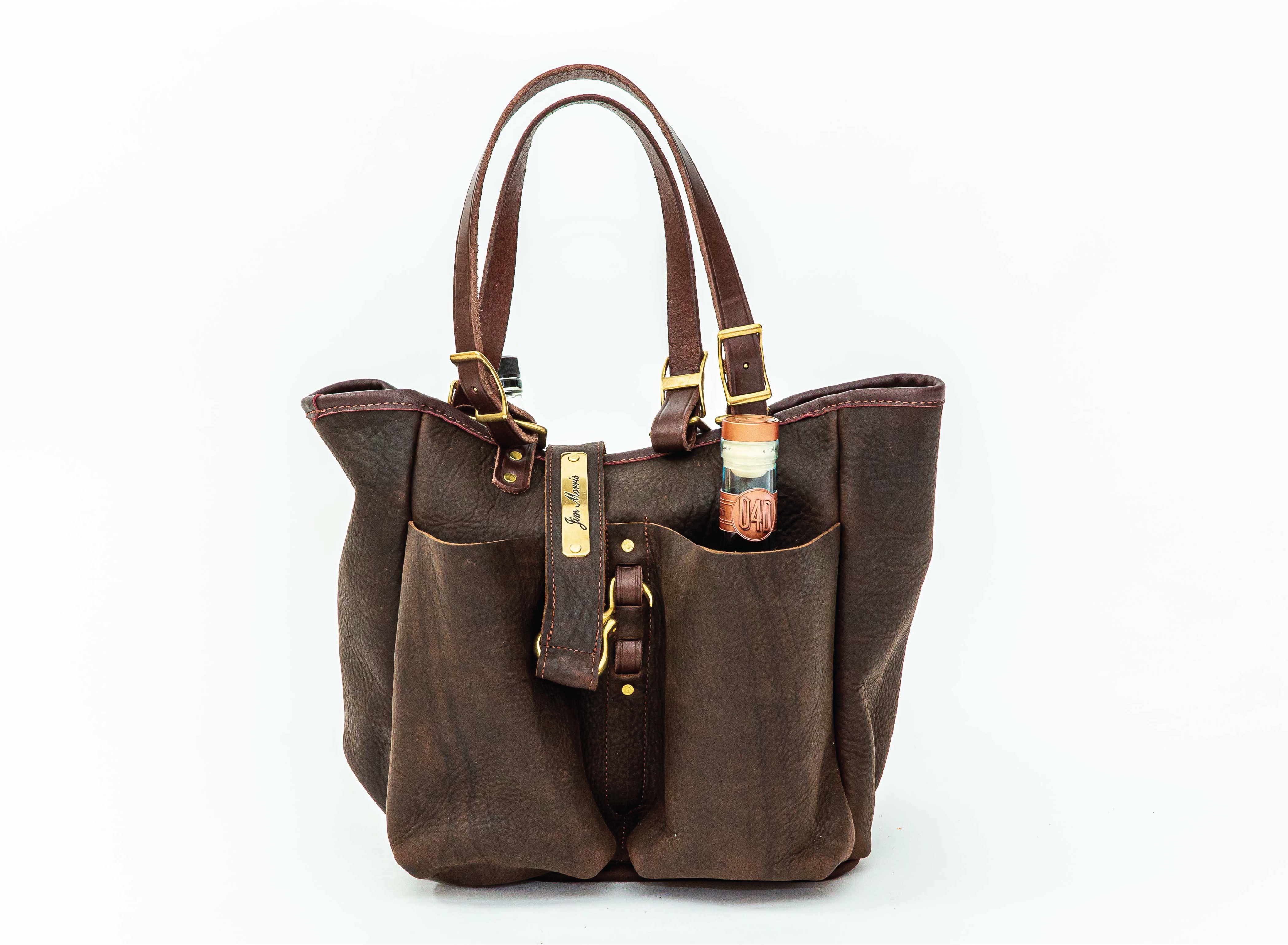 Leather Messenger Bag In Almond – Leather Pasture