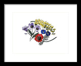 Floral Arrangement - Framed Print