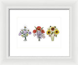 Spring Bouquets - Framed Print